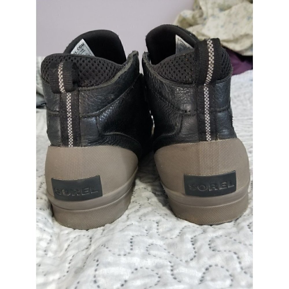 Sorel Men's Caribou Sneaker Mid NM3969 Black Size 8.5 - Picture 2 of 7